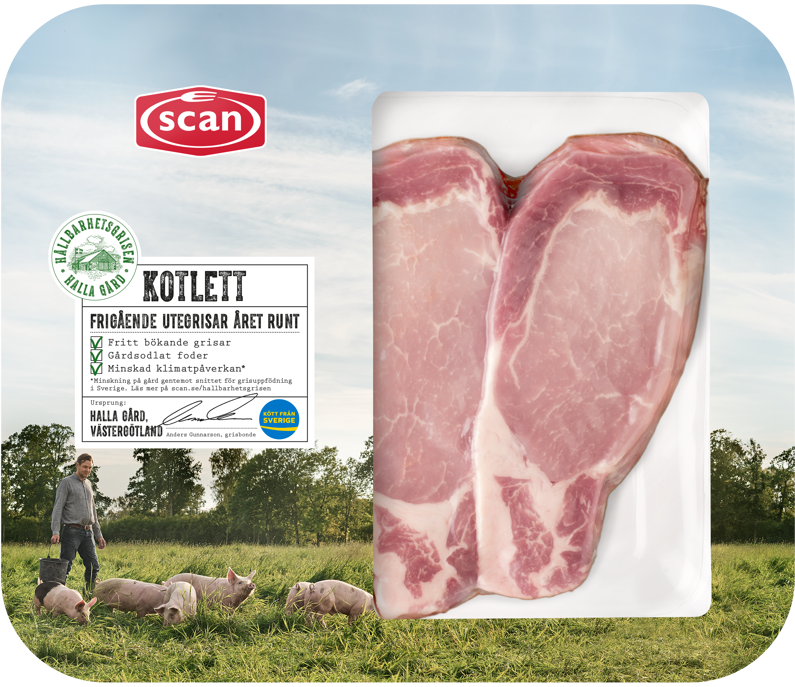 Scan Hallbarhetsgris Kotlett