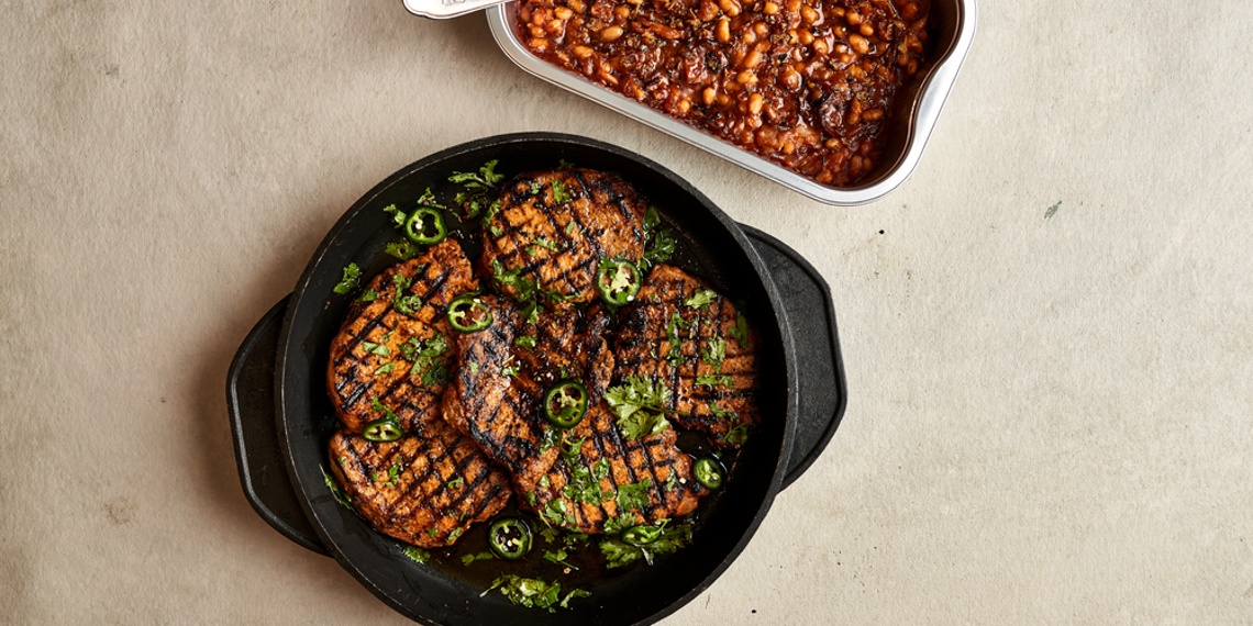 HK porsaan fileepihvi ranch cowboy beans 02464
