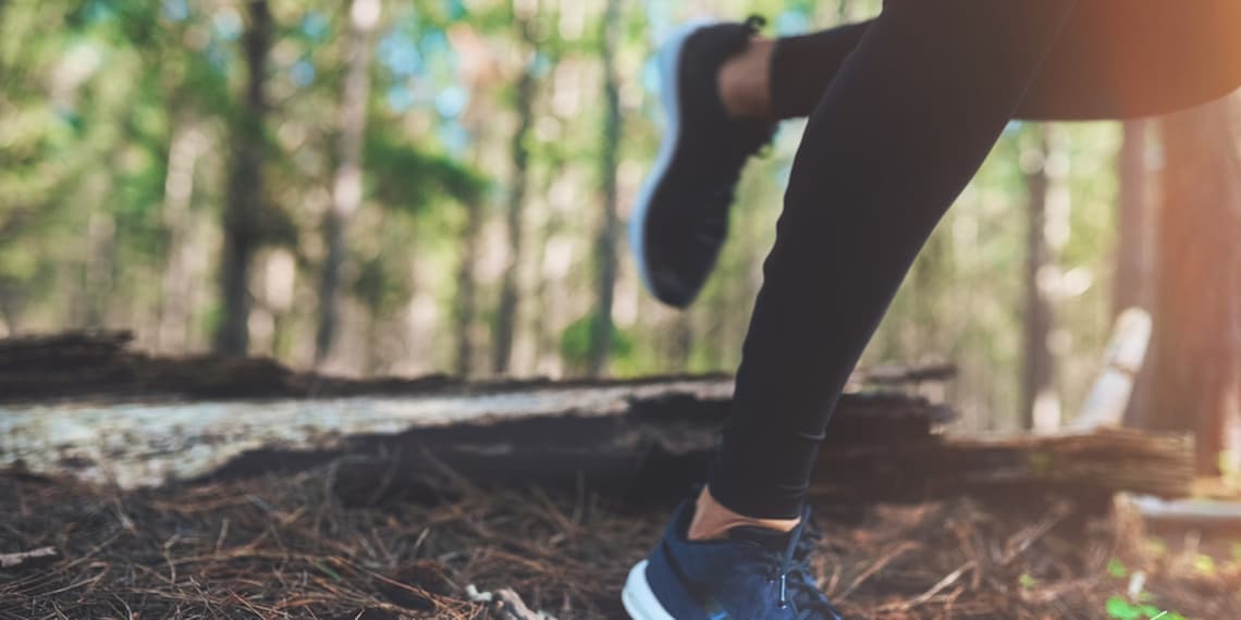 HKFoods Running in forest