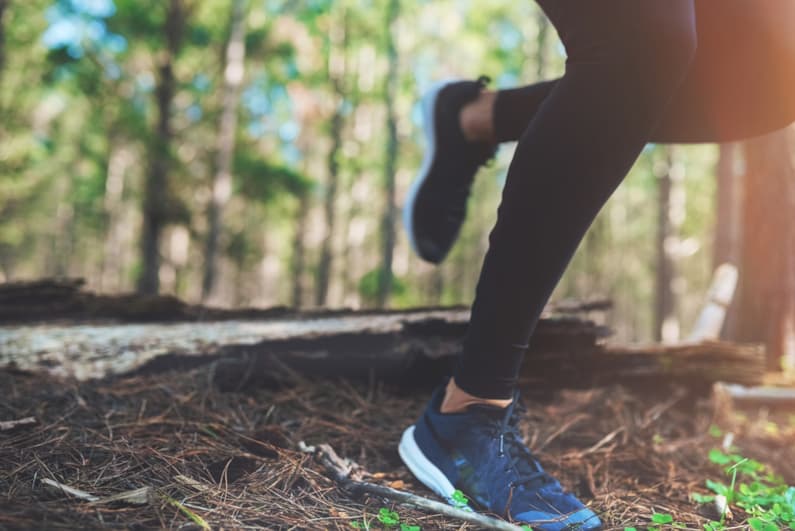 HKFoods Running in forest