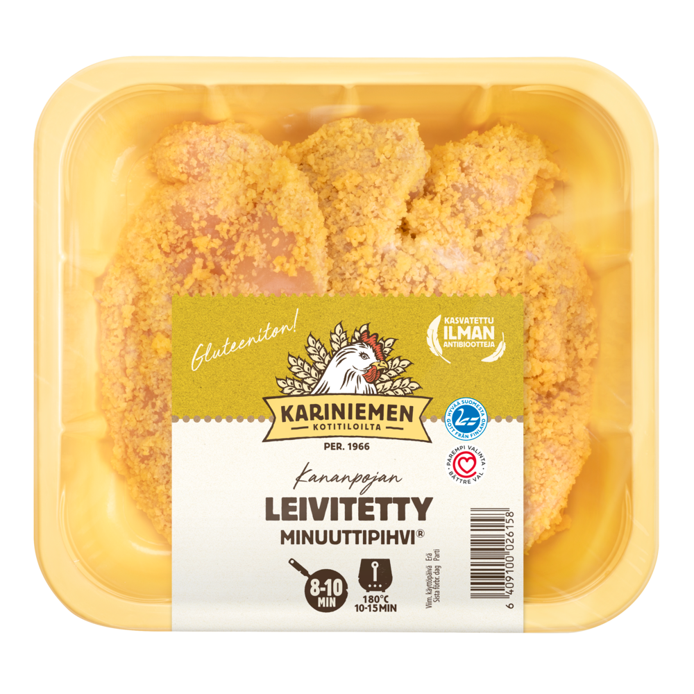 2615 KN Minuuttipihvi Leivitetty 320g