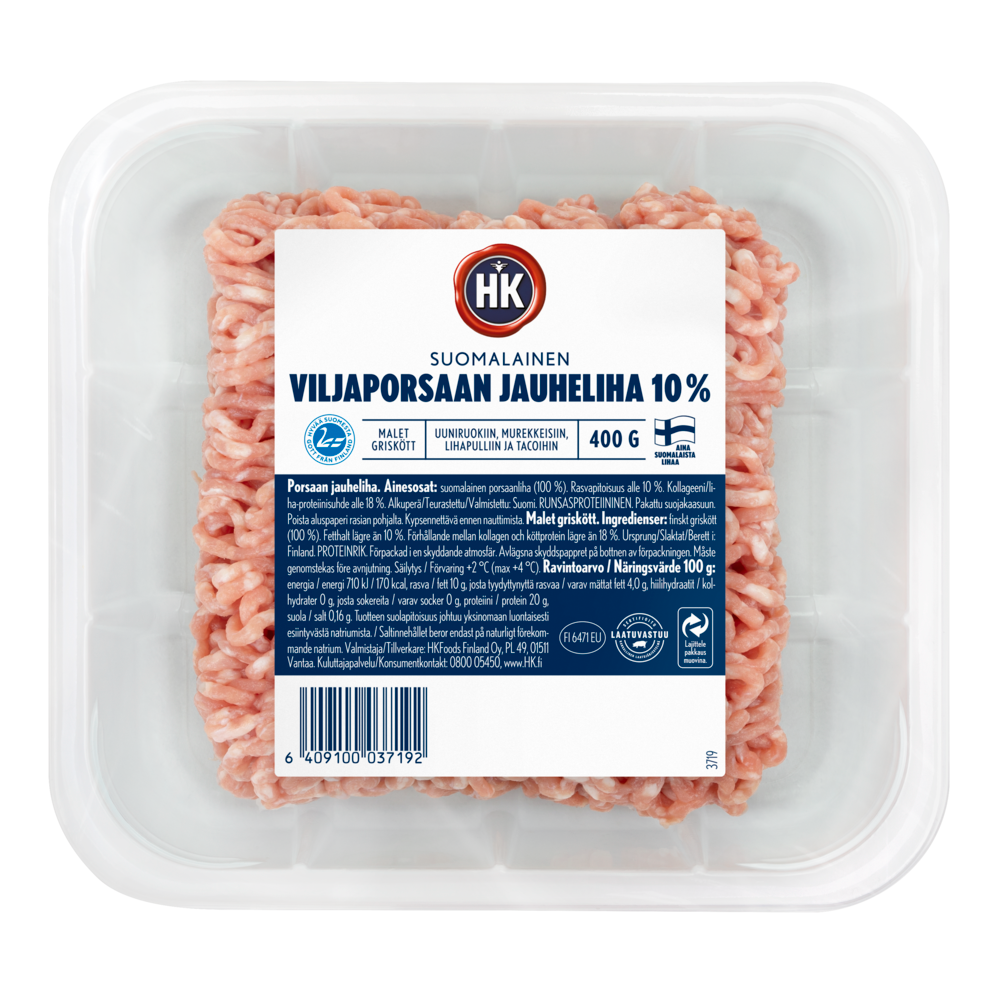 3719 HK Porsaan Jauheliha 10pros 400g