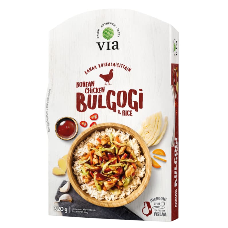 6207 Via Korean Chicken Bulgogi 320g