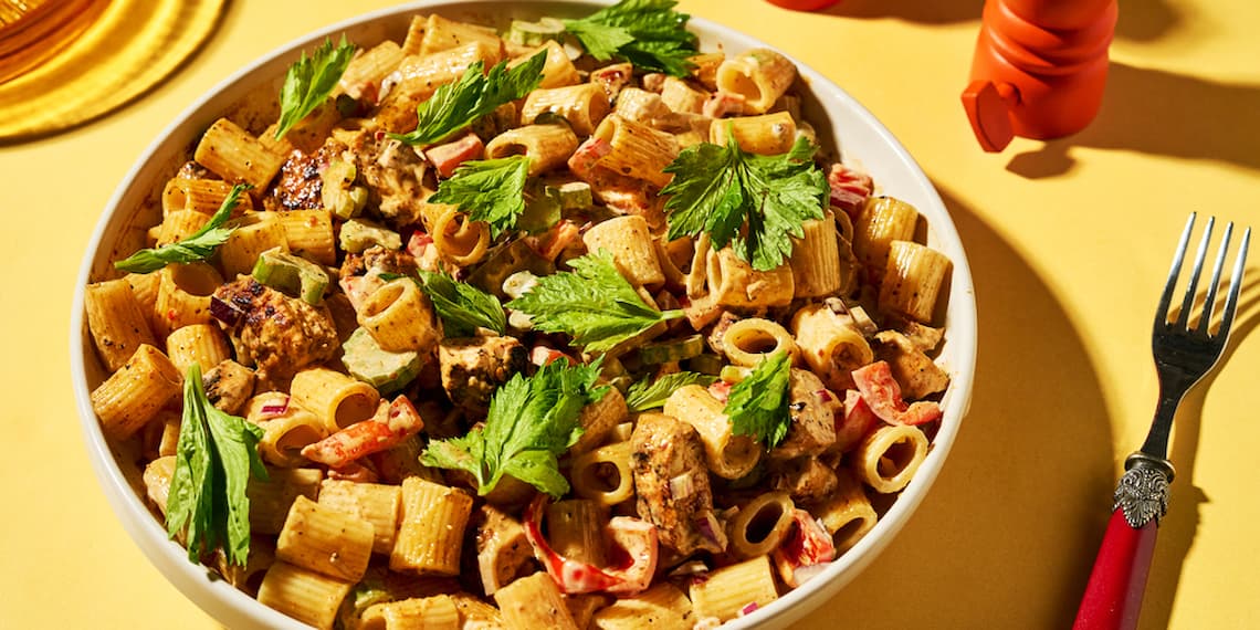 Kariniemen Sisiäfilee nashville hot kana pastasalaatti CROP