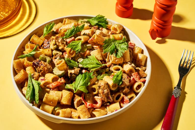 Kariniemen Sisiäfilee nashville hot kana pastasalaatti CROP