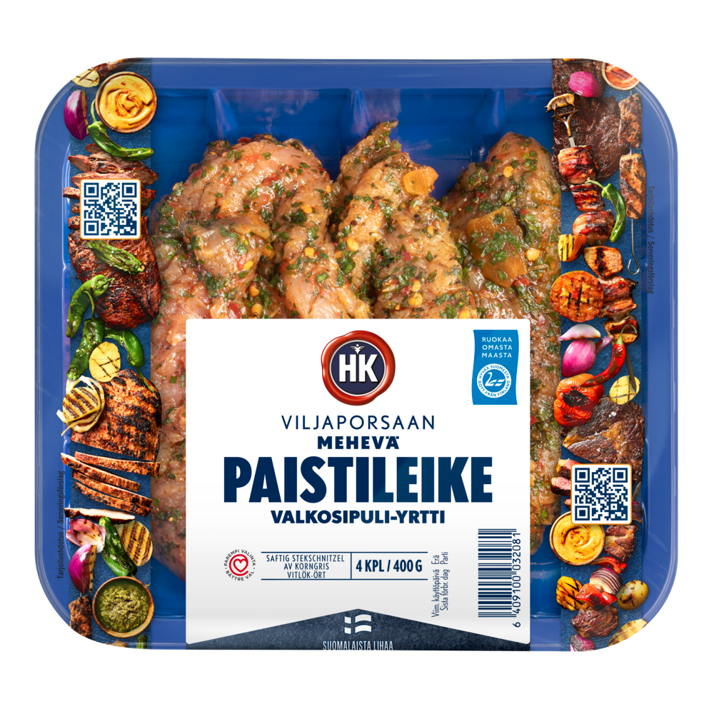 3208 HK Paistileike Yrtti valkosipuli 350g