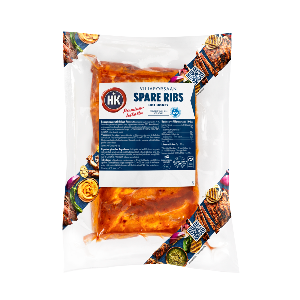 3249 HK Vp SpareRibs HotHoney n750g