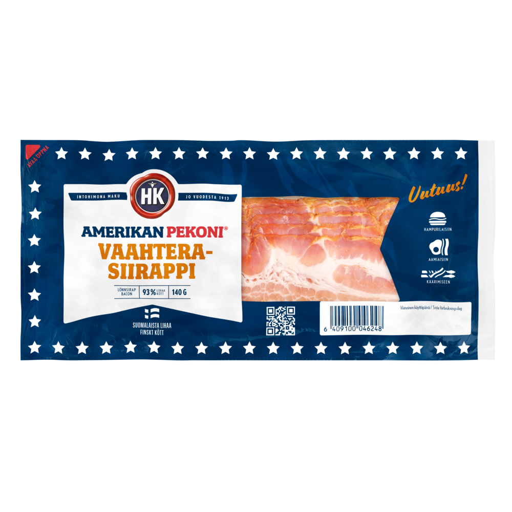 4624 HK Amerikan Pekoni Vaahterasiirappi 140g