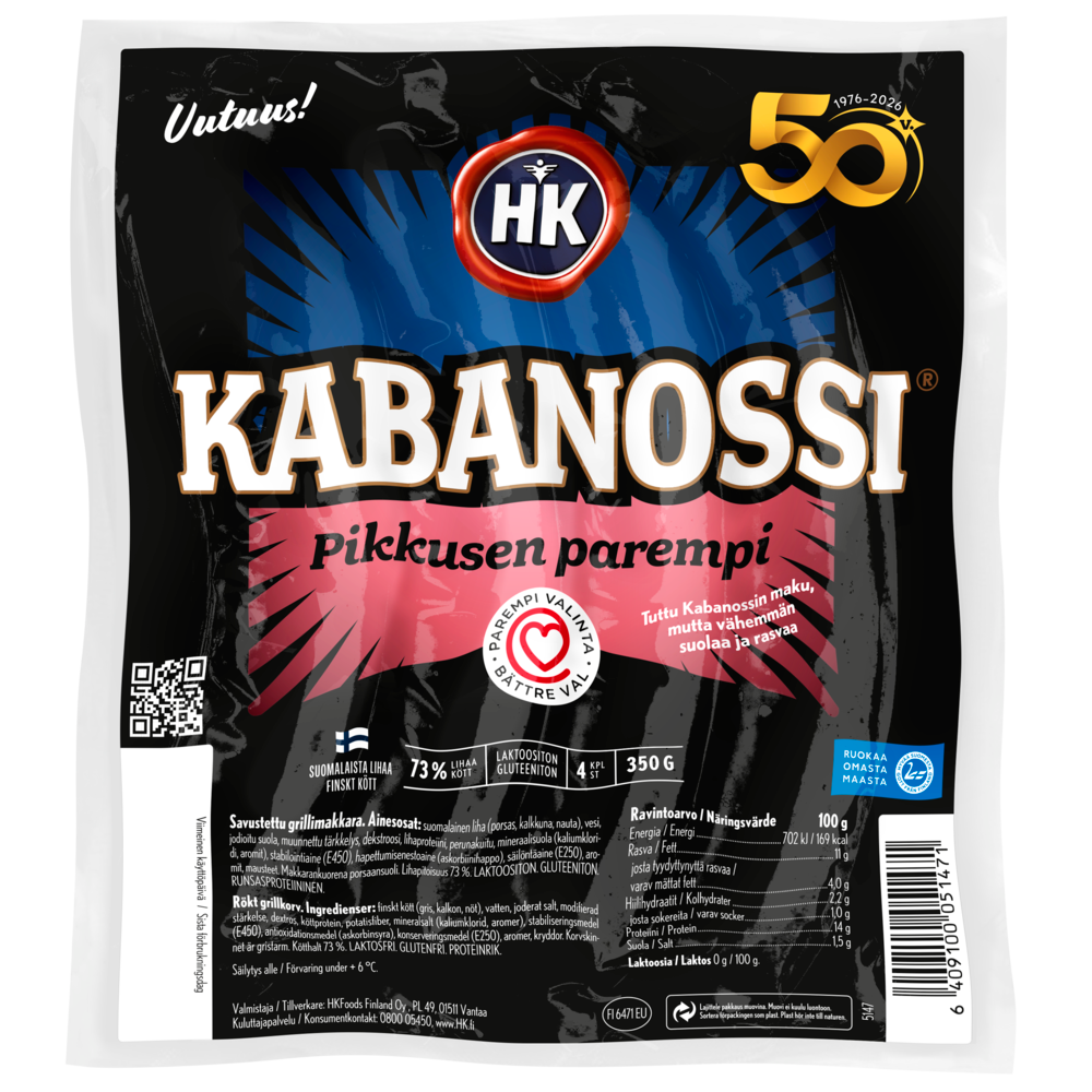 5147 HK Kabanossi Pikkusen Parempi 350g