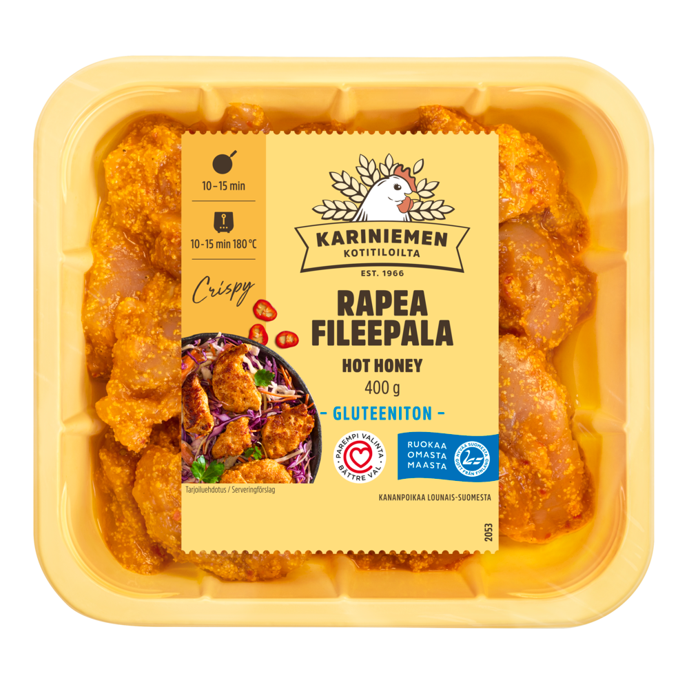 2053 KN Rapea Fileepala Hot honey 400g