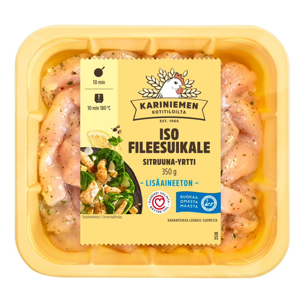 2538 KN Iso Fileesuikale Sitruuna yrtti 350g