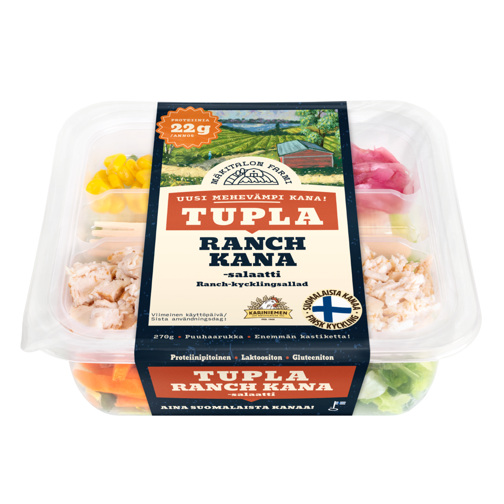 6554 Makitalon farmi Tupla Ranch Kanasalaatti 270g
