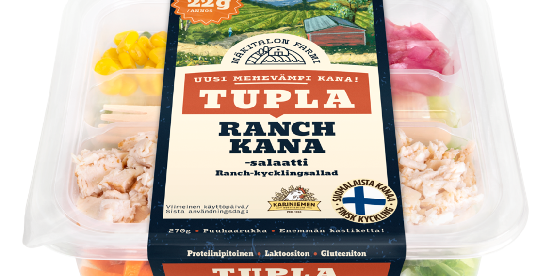 6554 Makitalon farmi Tupla Ranch Kanasalaatti 270g