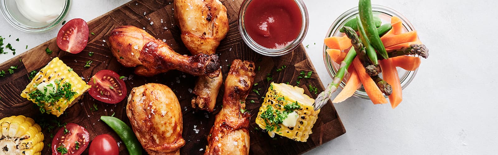 Meal, chicken leg