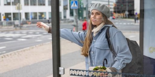 Bussipysäkillä